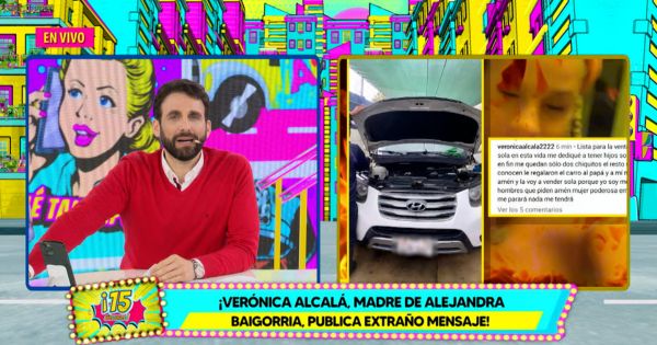 Rodrigo tras reclamo de Verónica Alcalá: "Habla peor de ella que de lo que quiere dejar entrever de su hija"