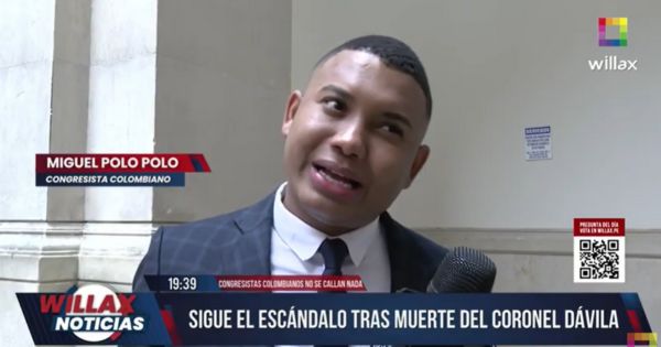 Willax Noticias conversó con congresistas colombianos: sigue el escándalo tras muerte del coronel Dávila (VIDEO)