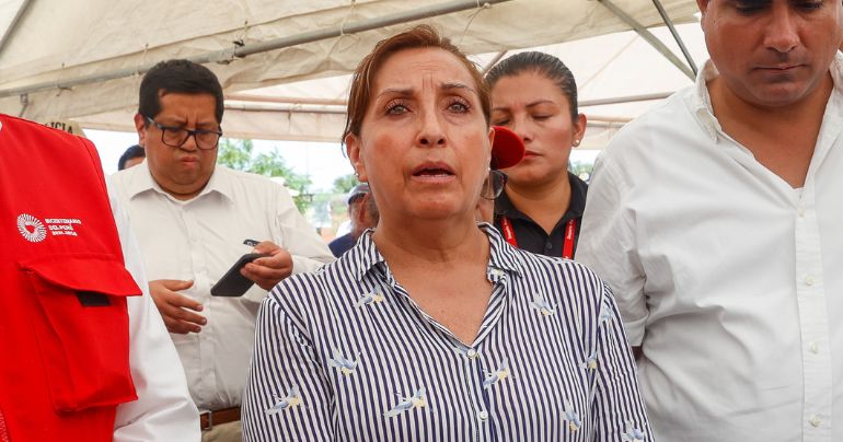 Portada: Dina Boluarte ante inundaciones en el norte del país: "Estaremos viajando para ver in situ la situación del problema”