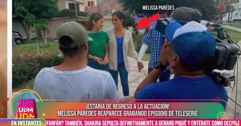 Melissa Paredes volvería a la actuación en una producción de Michelle Alexander