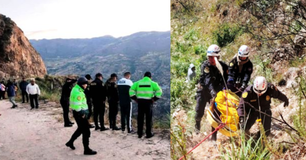 Portada: Cajamarca: director y dos profesores de un colegio mueren tras caer a un abismo