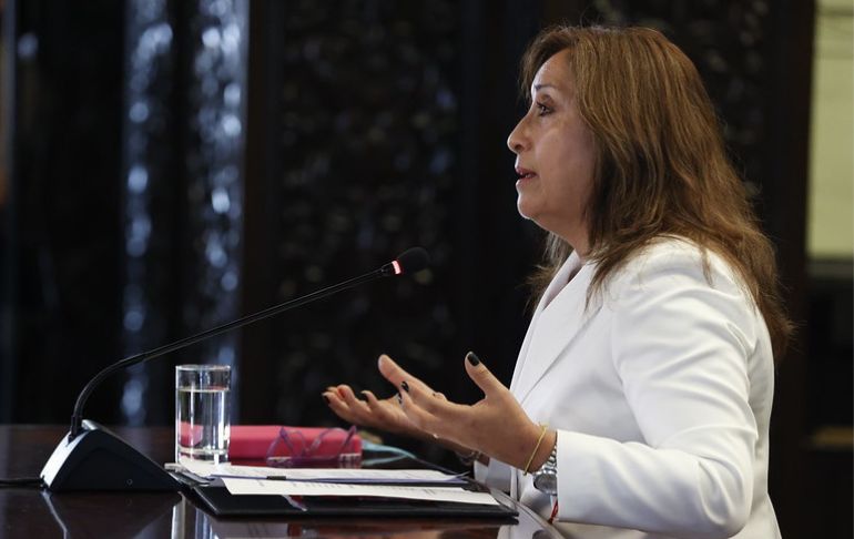 Dina Boluarte: "Mañana me presentaré ante la OEA para informar con la verdad"