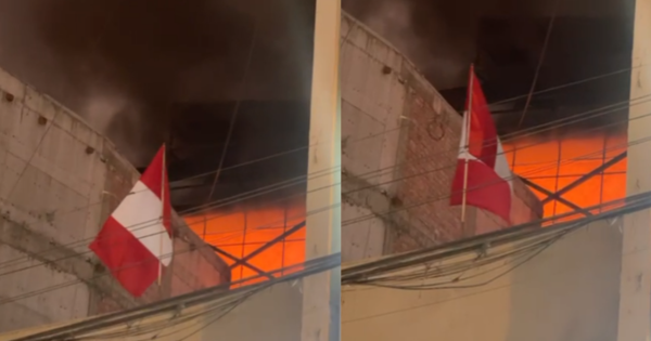 Portada: Centro de Lima: se registra incendio cerca a la zona comercial de Mesa Redonda