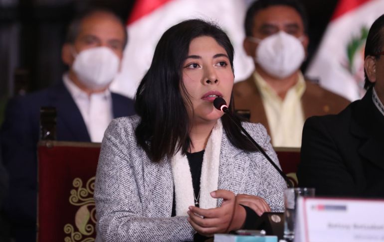 Betssy Chávez sobre protestas: “Quisiera salir, pero si lo hago me dicen que soy azuzadora”