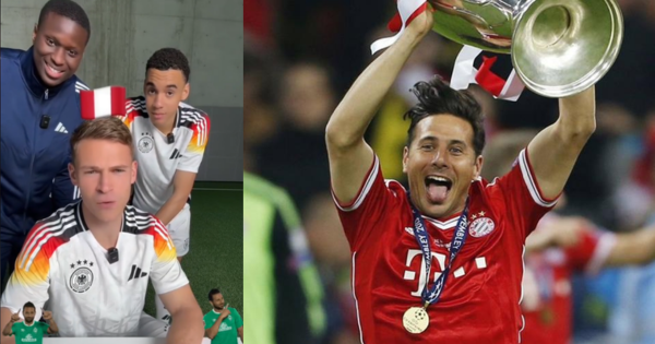 Portada: Claudio Pizarro es recordado por Joshua Kimmich en divertido reto de la selección alemana