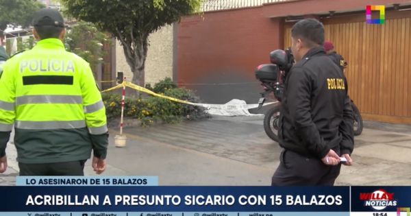 San Miguel: acribillan a presunto sicario con 15 balazos