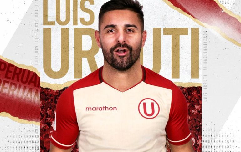 ¡Atención hincha crema! Luis Urruti continuará en Universitario y lo hará como peruano