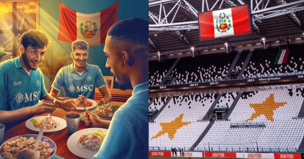 Juventus y Napoli enviaron sus felicitaciones a Perú por Fiestas Patrias