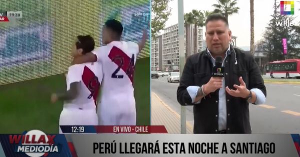 Portada: Willax Deportes desde Chile: Selección Peruana llegará a Santiago este martes