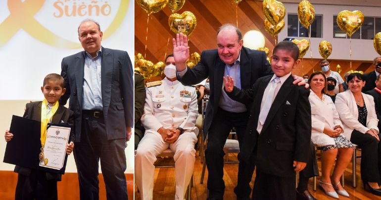 Niño que lucha contra el cáncer cumple su sueño de ser alcalde de Lima