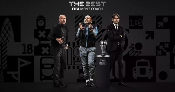Portada: Spalletti, Guardiola e Inzaghi son los técnicos finalistas al premio The Best