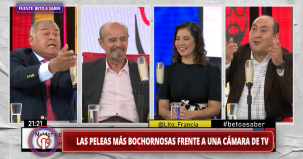 Estas son las peleas más bochornosas frente a cámaras de televisión | NOTA DE 'CRÓNICAS DE IMPACTO'