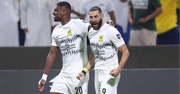 ¡Por todo lo alto! Karim Benzema anotó un golazo en su debut con el club Al-Ittihad FC (VIDEO)