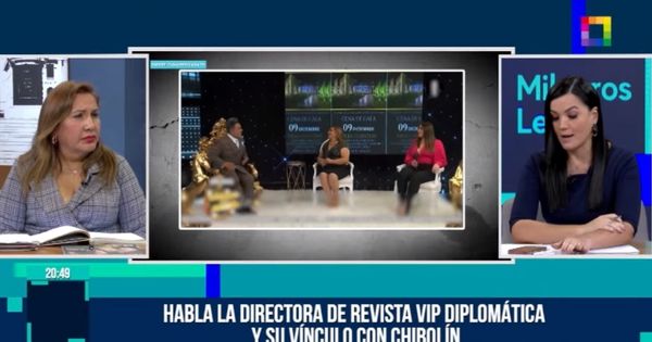 Fundadora de la revista Vip Diplomática: "Me arrepiento de haber conocido a Andrés Hurtado"