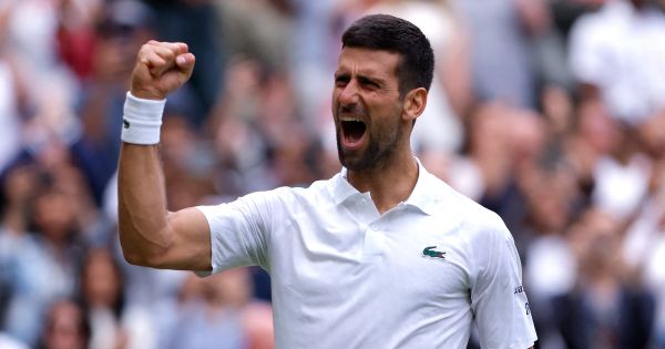 Novak Djokovic venció a Andrey Rublev y clasificó a las semifinales de Wimbledon