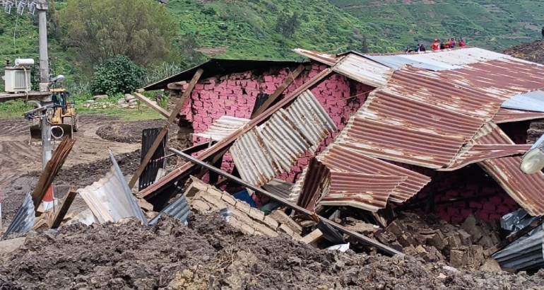 Huaral: Defensa Civil recomendó declarar inhabitable el centro poblado de La Perla-Chaupis tras deslizamientos