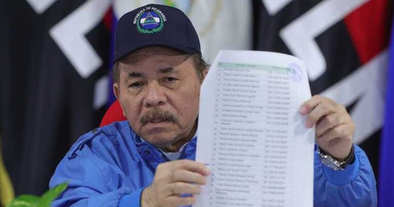 Portada: Nicaragua: dictador Daniel Ortega excarcela a más de 200 opositores políticos