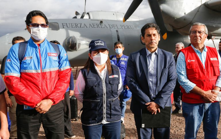 Portada: Ministros de Salud, Justicia y Agricultura viajan a Ayacucho para establecer mesa de diálogo con dirigentes