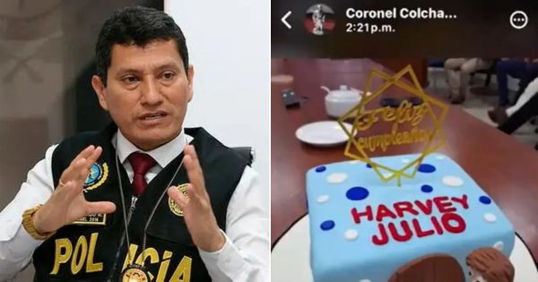 Portada: La torta no corresponde un mensaje de "mofa o burla" contra Dina Boluarte, asegura abogado de Harvey Colchado