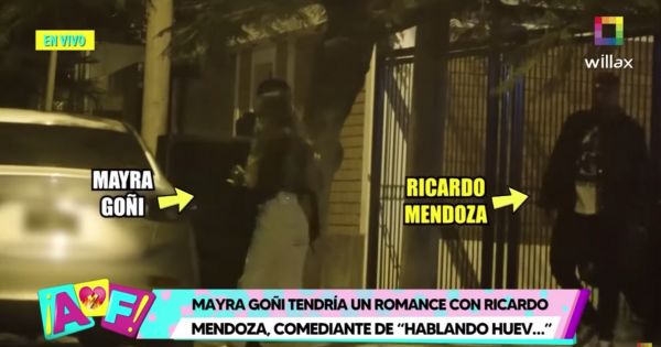 Mayra Goñi fue captada con Ricardo Mendoza: ¿nuevo romance?