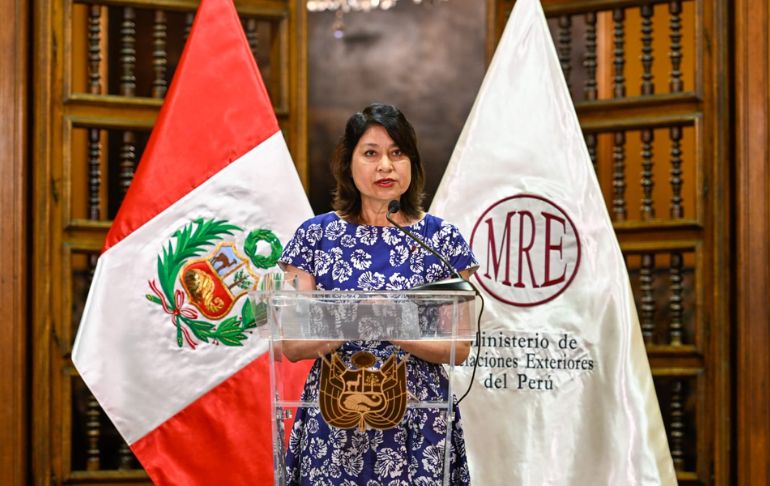 Canciller Ana Cecilia Gervasi revela que se entregó a México "el expediente judicial" de Lilia Paredes