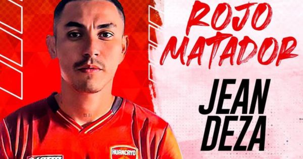 Portada: Jean Deza fue anunciado como nuevo jugador de Sport Huancayo: "¡Está de regreso!"