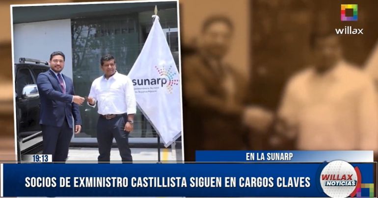 Sunarp: socios de exministro Félix Chero siguen en cargos claves