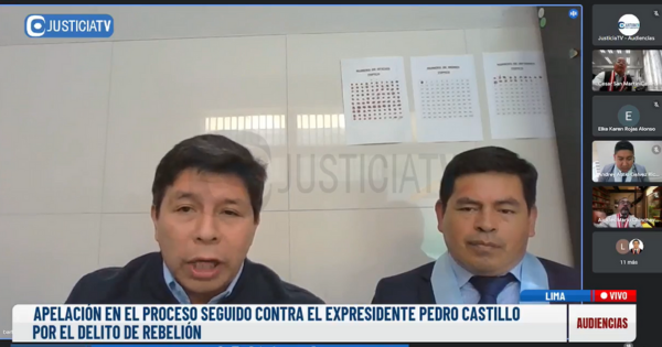 Portada: Pedro Castillo: este lunes evalúan apelación para archivar proceso por golpe de Estado