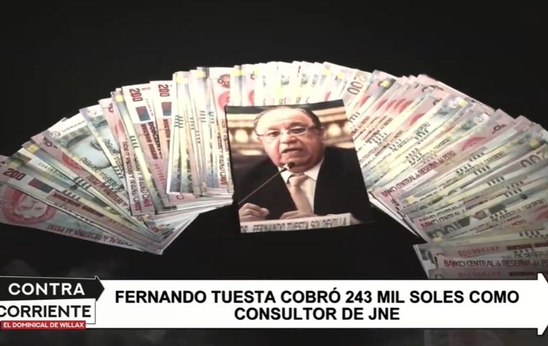 Fernando Tuesta Soldevilla cobró 243 mil soles en casi dos años por ser asesor del JNE
