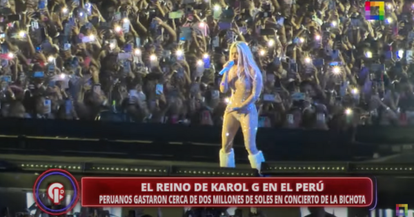 Karol G se lució en Perú: fans gastaron alrededor de S/2 millones durante sus dos conciertos