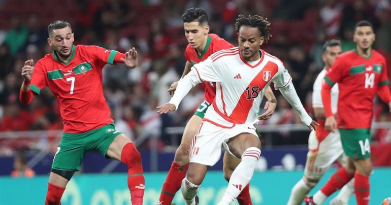 André Carrillo tras empatar con Marruecos: "Vamos a llegar bien para las Eliminatorias"