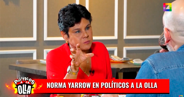 Norma Yarrow afirma que sí le hubiera gustado ser la primera dama de Rafael López Aliaga