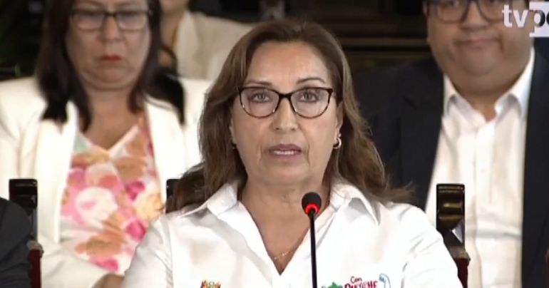 Dina Boluarte tras informe de la CIDH: "Rechazamos la supuesta existencia de ejecuciones extrajudiciales"