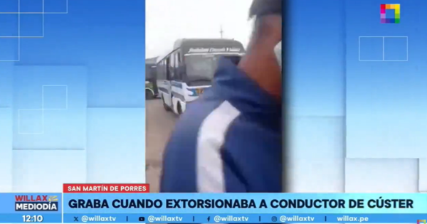 Portada: Delincuente extranjero se graba cuando extorsionaba a chofer en SMP: "Paga o te mueres"