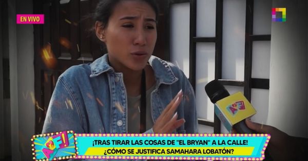 Samahara Lobatón tras nuevo escándalo con Bryan Torres: "Estoy delicadísima de salud"