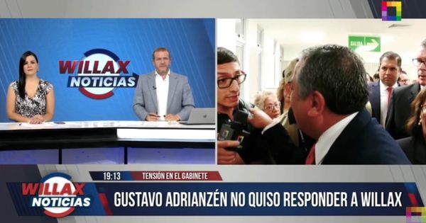 Portada: Augusto Thorndike critica a Gustavo Adrianzén por encarar a periodista de Willax: "Eres un matón"