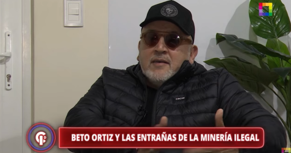 Portada: Beto Ortiz sostiene que la minería ilegal es un 'cáncer': "Es peor que el narcotráfico"