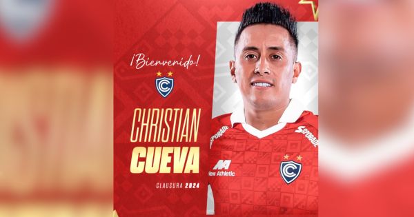 Portada: Christian Cueva fue anunciado como nuevo jugador de Cienciano: "Defenderá con orgullo nuestra sagrada camiseta"