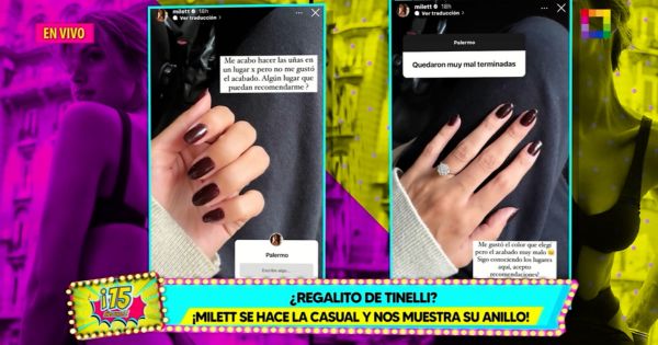 Portada: Milett Figueroa se hace la casual y muestra anillo: ¿se lo regaló Marcelo Tinelli?