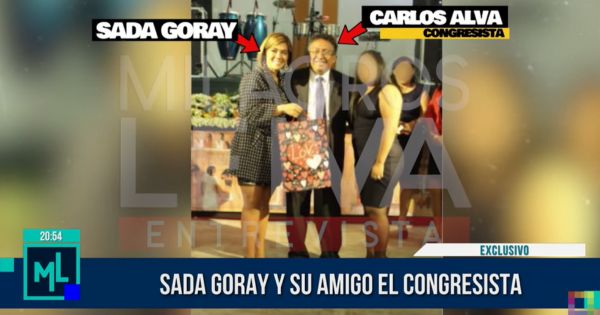 Sada Goray y sus tentáculos en el Congreso: empresaria se reunió con parlamentario Carlos Alva (VIDEO)