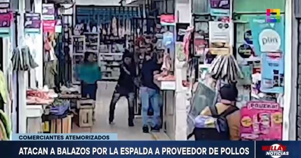 Callao: comerciante es atacado a balazos por la espalda dentro de un mercado ubicado en La Perla