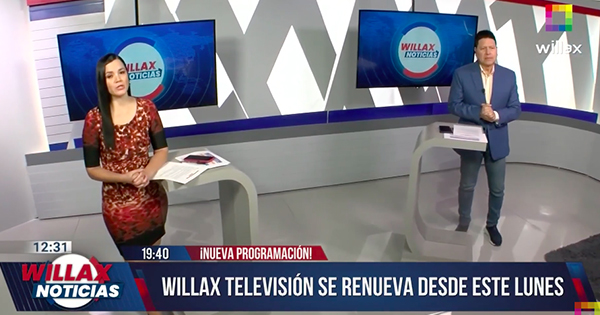 Willax Mediodía se renueva desde este lunes 26 de junio: ahora a partir de las 12:00 m.