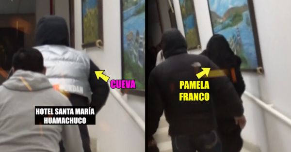 Christian Cueva y Pamela Franco se quedaron en el mismo hotel en Huamachuco