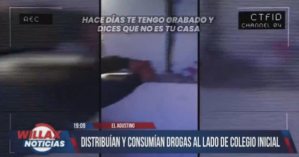 El Agustino: detienen a sujetos que vendían droga al costado de un colegio de inicial