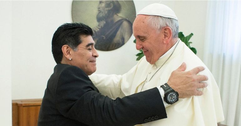 Papa Francisco sobre Diego Maradona: "Fue un grande, pero como hombre fracasó"