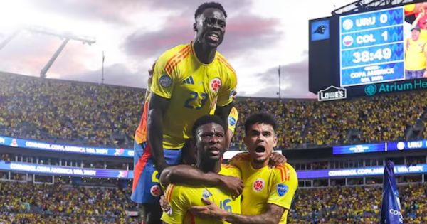 Colombia disputará la final de la Copa América 2024: con diez hombres, derrotó 1-0 a Uruguay