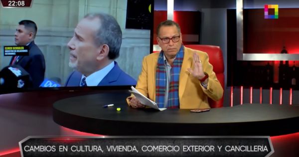 Portada: Phillip Butters: "Dina Boluarte es roja y Vladimir Cerrón tiene poder en el Perú"