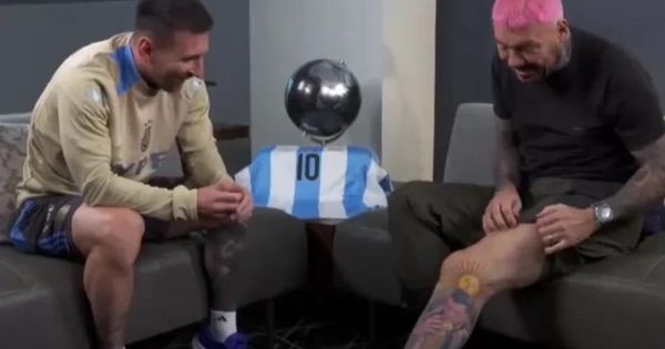 Marcelo Tinelli se tatuó el rostro de Lionel Messi: esta fue la reacción del astro argentino