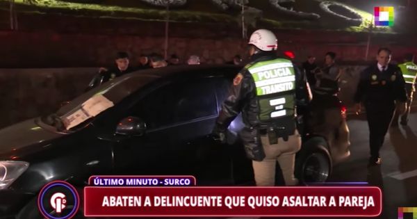 Portada: Surco: policía abatió a delincuente que intentó asaltarlo en la Panamericana Sur