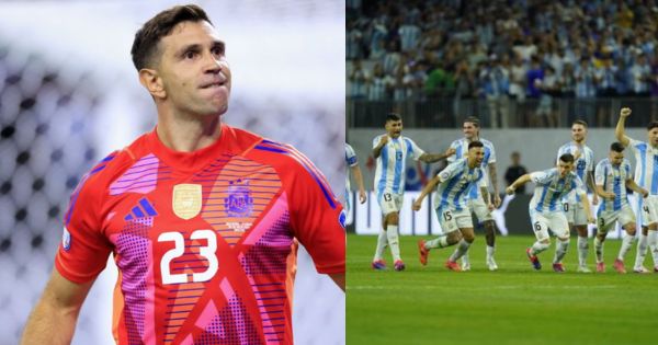 Con 'Dibu' Martínez de héroe, Argentina venció por penales a Ecuador y clasificó a las semifinales de la Copa América